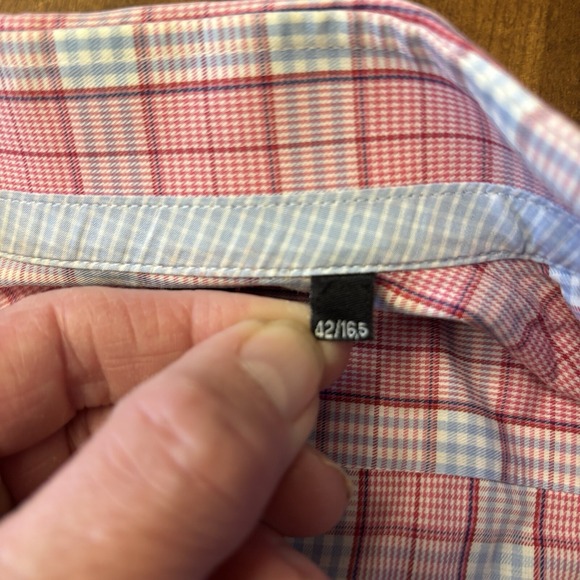 Hammer‎ Made Shirt Men's Long Sleeve Multicolored Plaid Button Up Size 42/16.5 - Picture 6 of 8